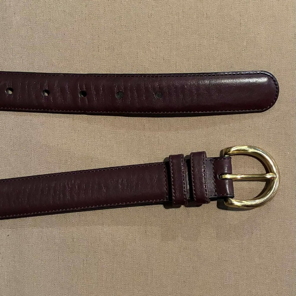 Ex Cond! Dark Brown COACH Belt Model 8400 Size MEDIUM - Picture 2 of 5